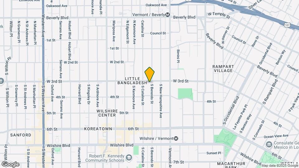 309 S. Berendo Avenue, Mapa y Detalles de la Ubicación