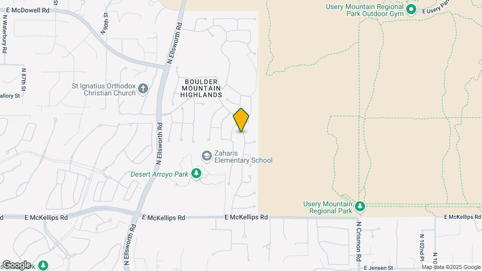 2318 N Boulder Mountain Map and Location Details