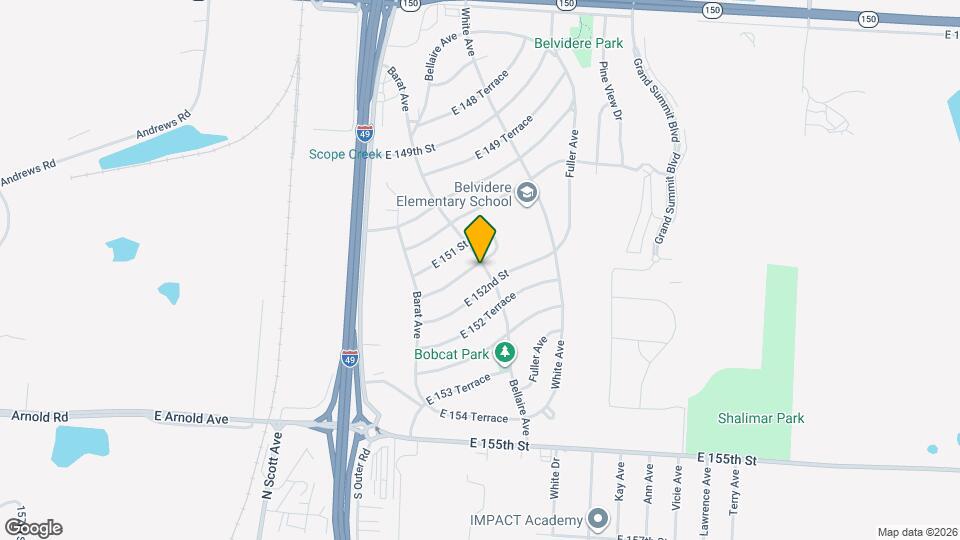 15112 Bellaire Ave Map and Location Details