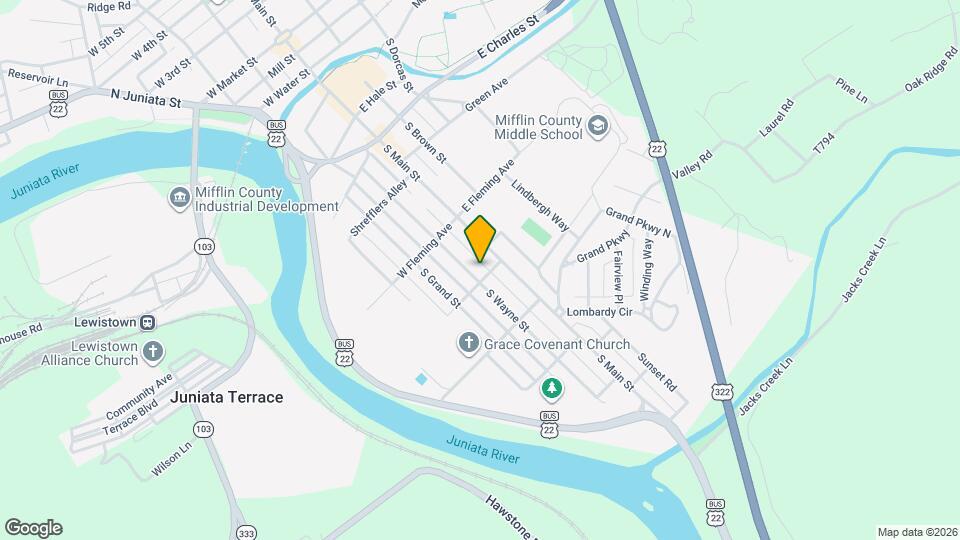 539 S Wayne St, Unit 539B Map and Location Details