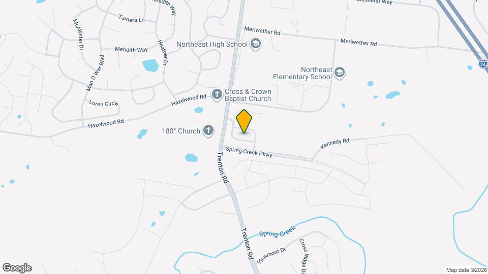 1343 Golden Eagle Way Map and Location Details