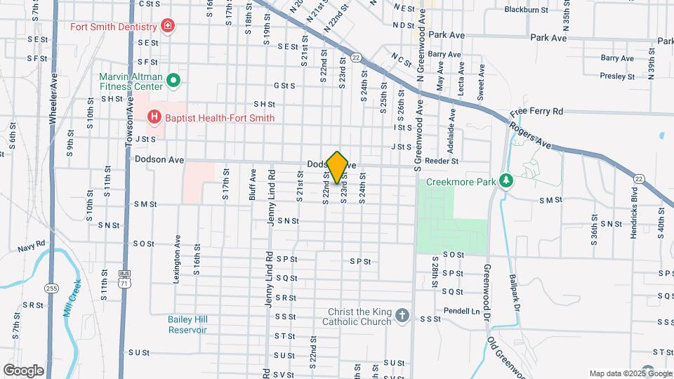 2214 S L St Map and Location Details
