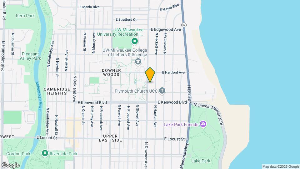 3236 N Downer Ave, Unit BEDROOM 2ND FLOOR Map and Location Details