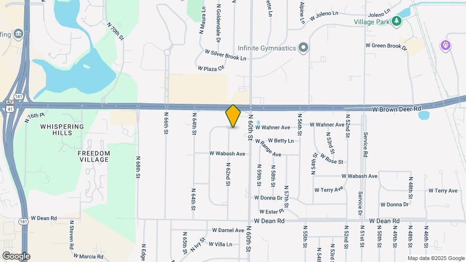 8684 N 62nd St Map and Location Details