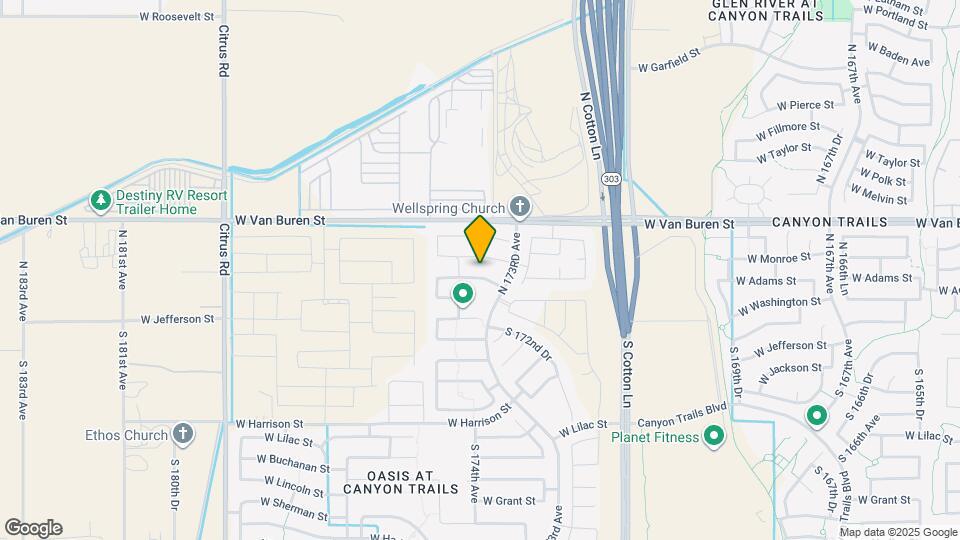 17350 W Adams St Map and Location Details