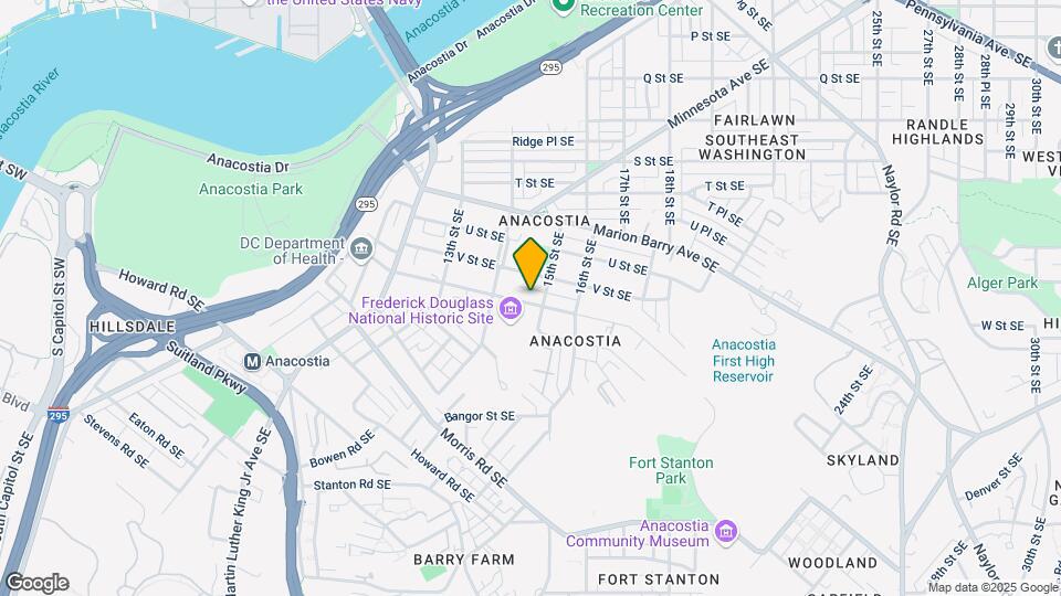 1442 W St SE Map and Location Details