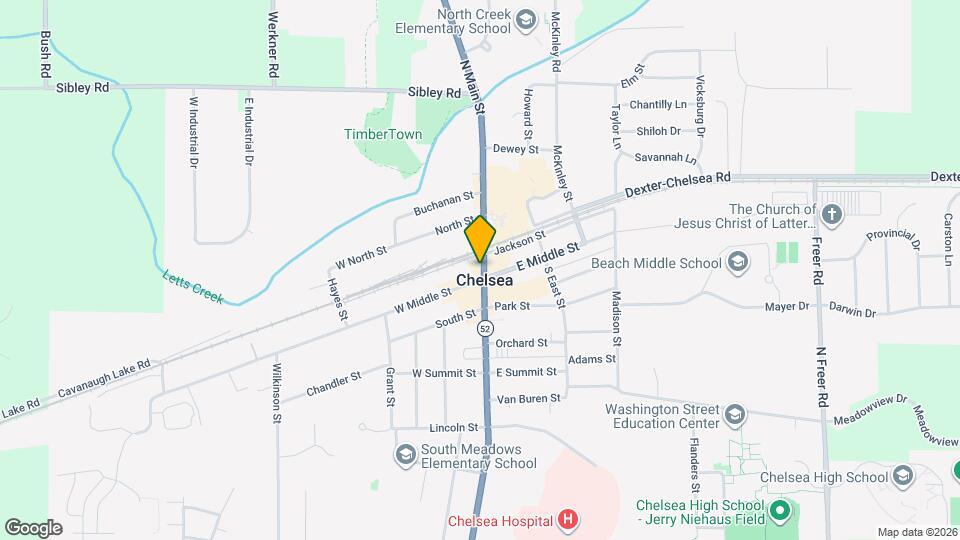 107 S Main St, Unit Chelsea Lofts unit 100 Mapa y Detalles de la Ubicación