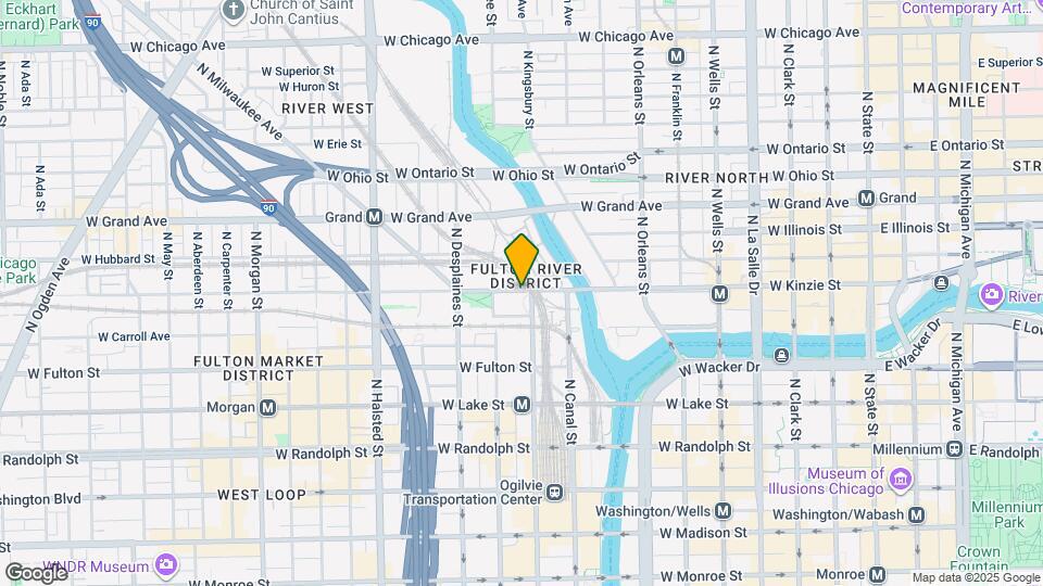 557 W Kinzie St Map and Location Details