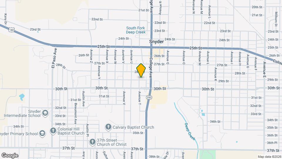 1907 29th St Map and Location Details