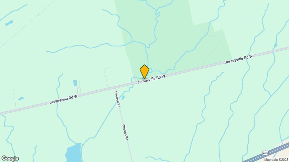 1868 Jerseyville Rd W Map and Location Details