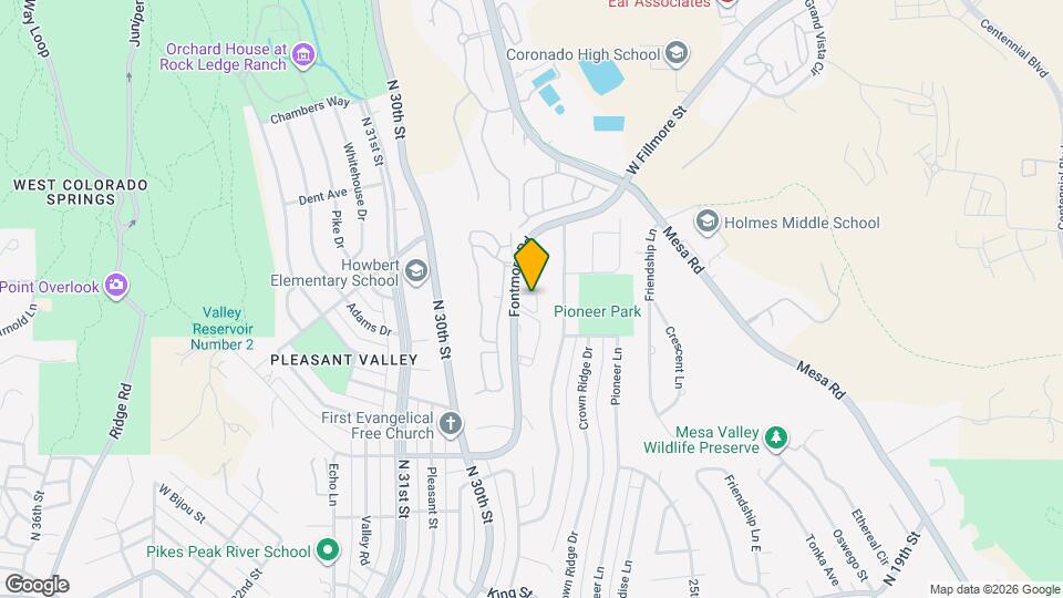 2320 Villa Rosa Dr Mapa y Detalles de la Ubicación