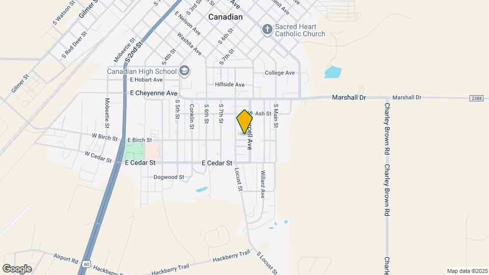 906 E Birch St Map and Location Details