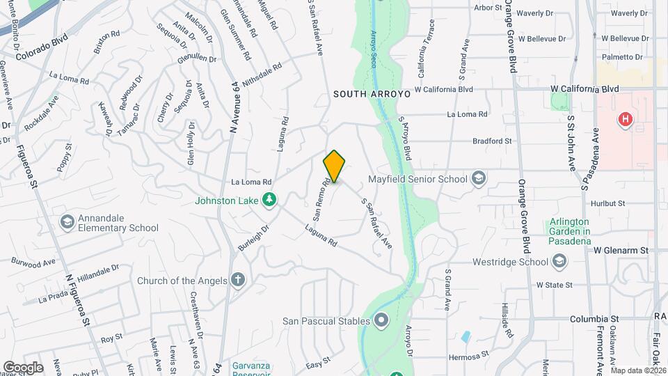 775 San Rafael Terrace Map and Location Details