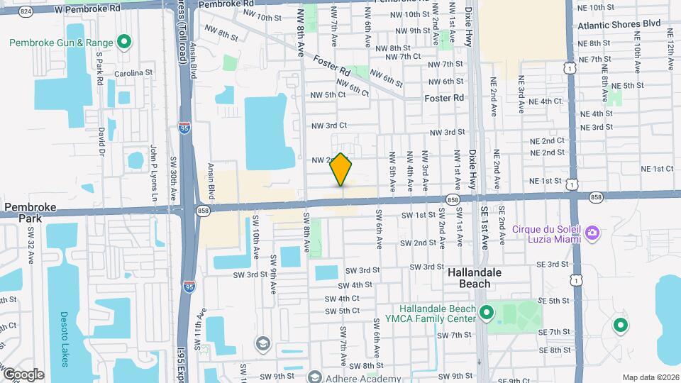 701 NW 1st St Map and Location Details