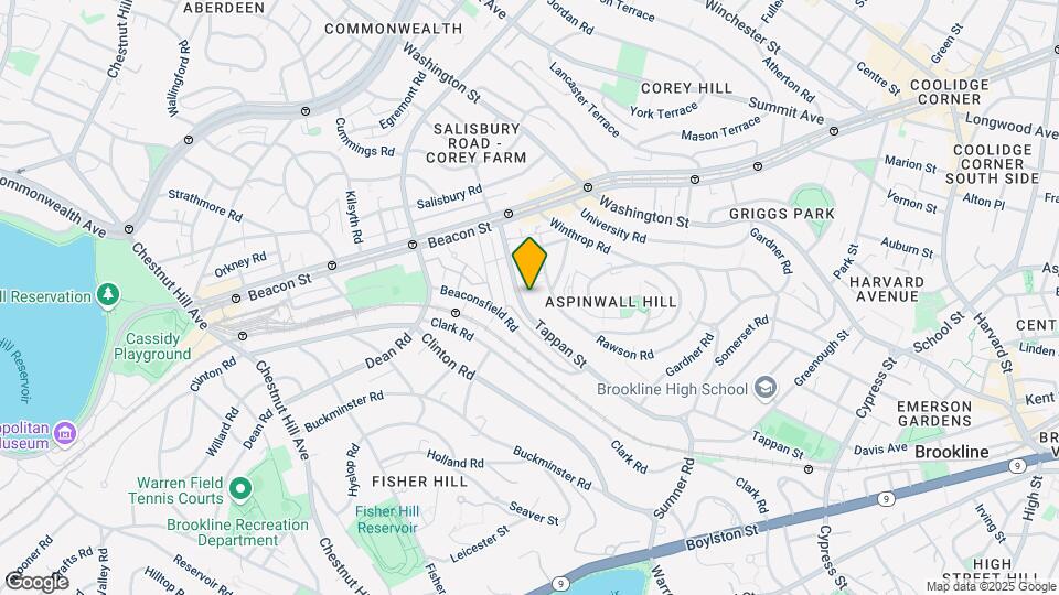 307 Tappan St Map and Location Details