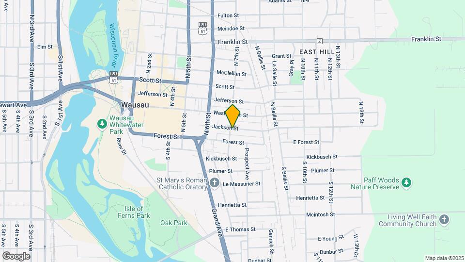 703 Jackson St Map and Location Details