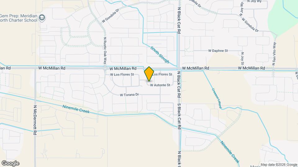 4614 N Willowside Ave Mapa y Detalles de la Ubicación