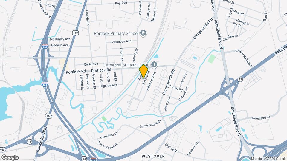 4123C Everett St Map and Location Details