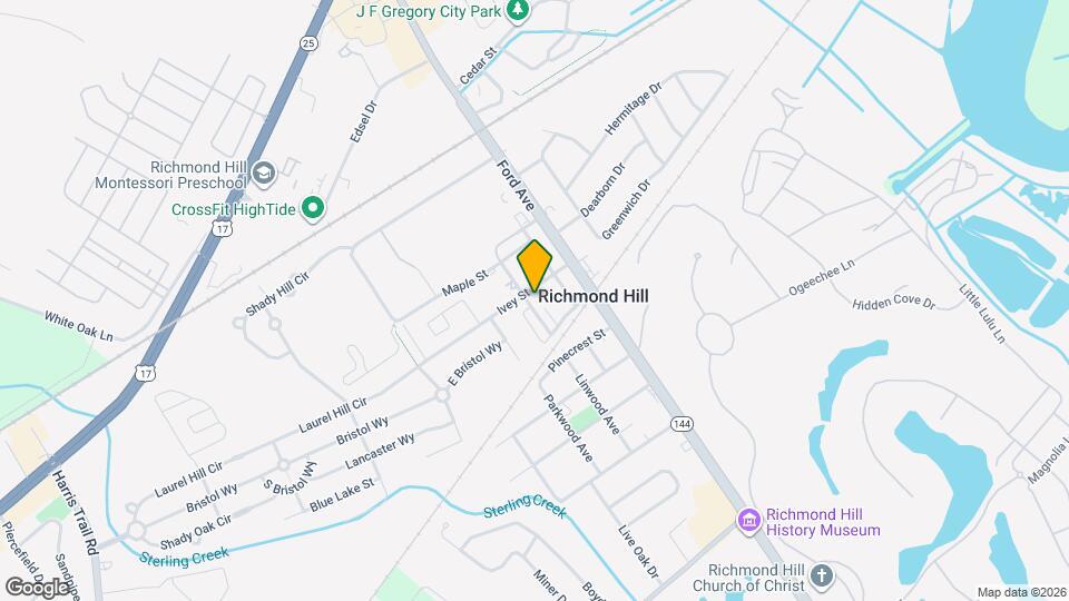 115 Ivey St Map and Location Details