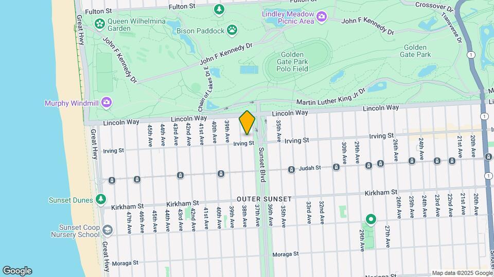 3624 Irving St Mapa y Detalles de la Ubicación