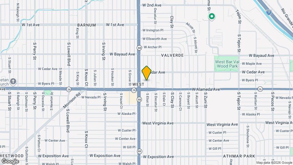 259 S Eliot St Map and Location Details