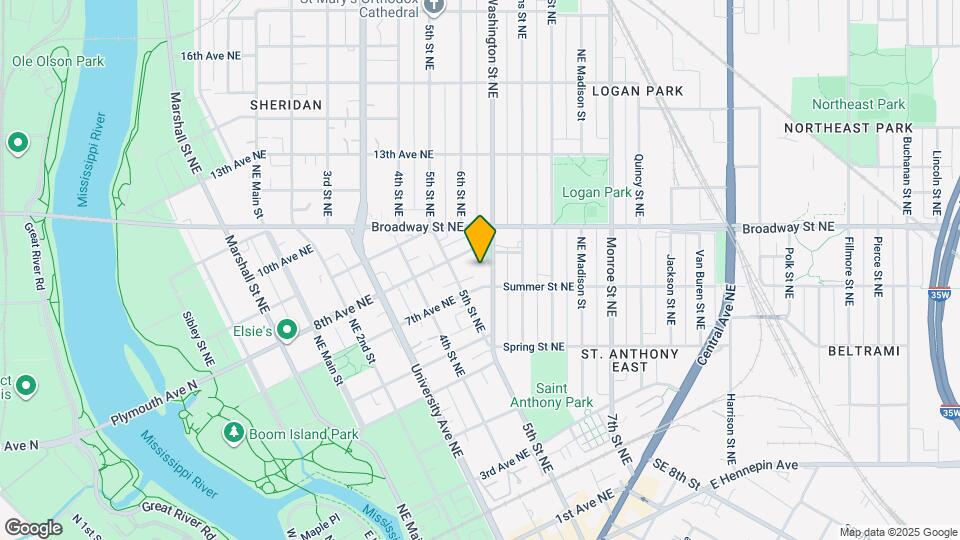 712 6th St NE, Unit Lower unit Map and Location Details