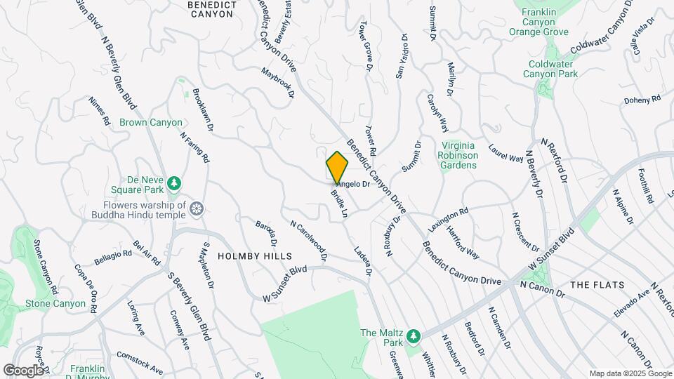 1029 Chevy Chase Dr Map and Location Details