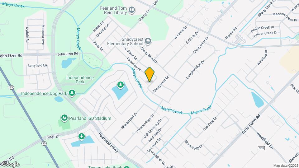 2301 Marys Creek Ct Map and Location Details