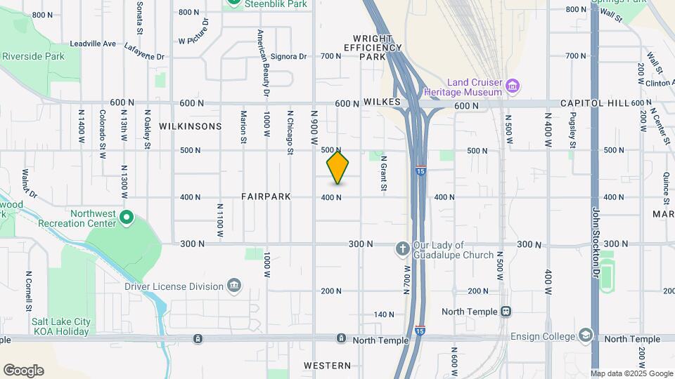 840 W 400 N Map and Location Details