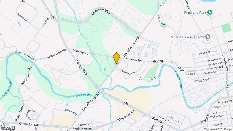 Westridge Map and Location Details
