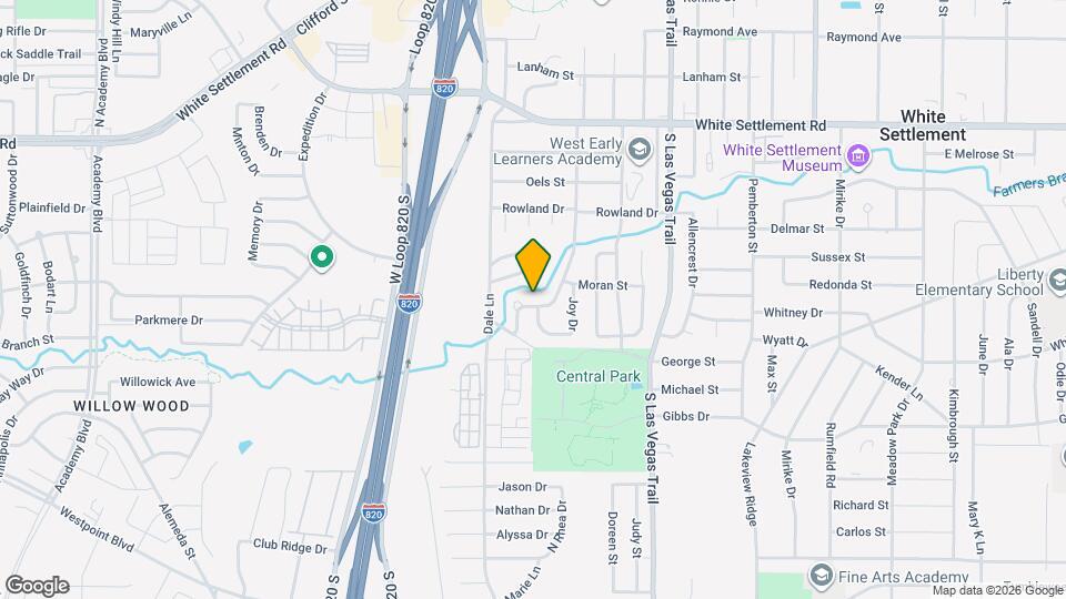 542 S Redford Ln Map and Location Details