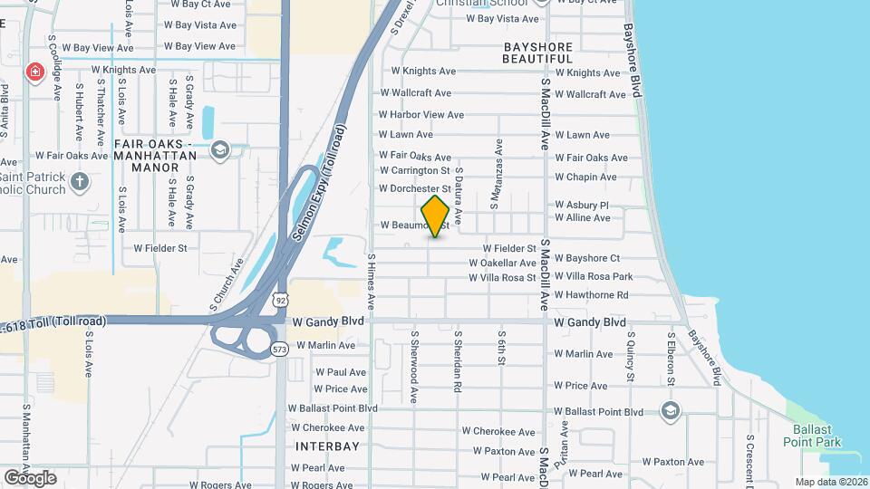 3229 W Fielder St Map and Location Details