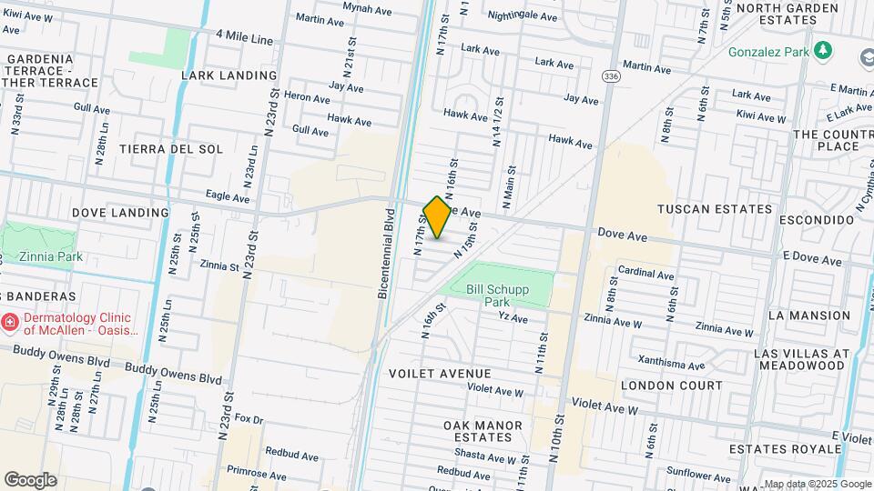 1508 Bluebird Ave Mapa y Detalles de la Ubicación