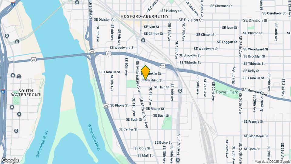 1178 SE Pershing St Map and Location Details