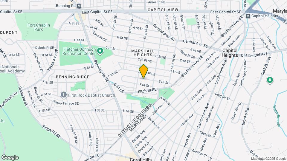 5119 E St SE Map and Location Details