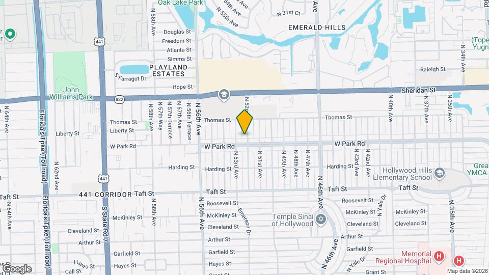 2100 N 52nd Ave Map and Location Details