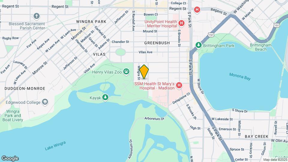 1208 Erin St, Unit B Mapa y Detalles de la Ubicación