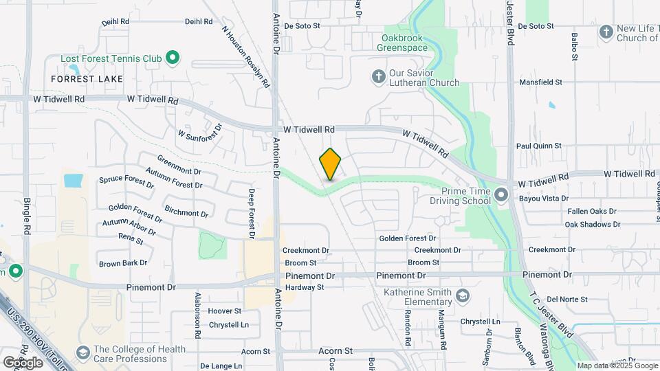 5503 Oakhaven Ln Map and Location Details