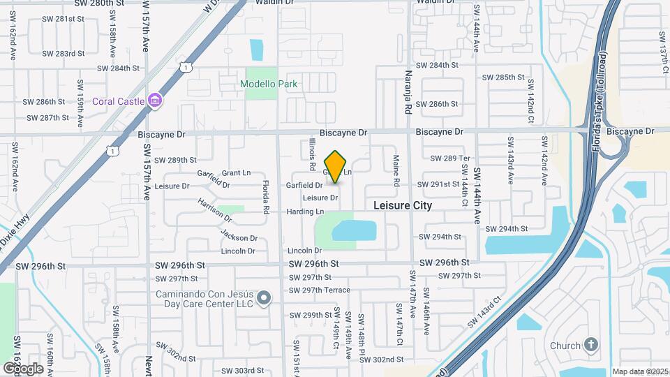 14920 Garfield Dr Map and Location Details