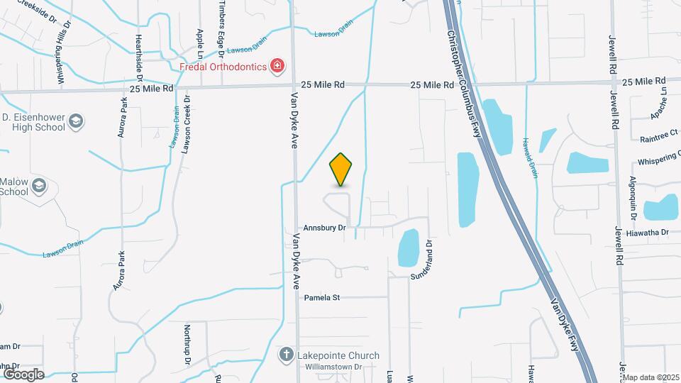 8289 N Annsbury Cir Map and Location Details