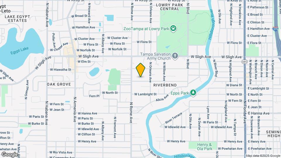 1605 W Knollwood St Map and Location Details