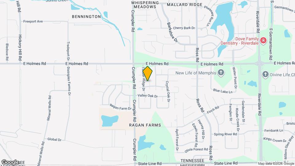 5305 Oak Court Cove N Map and Location Details