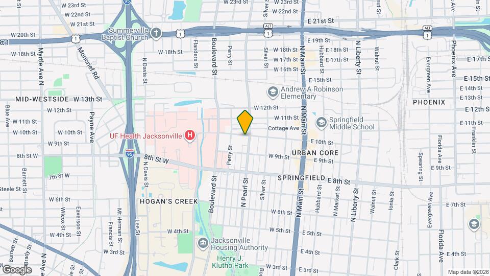 310 W 10th St Map and Location Details