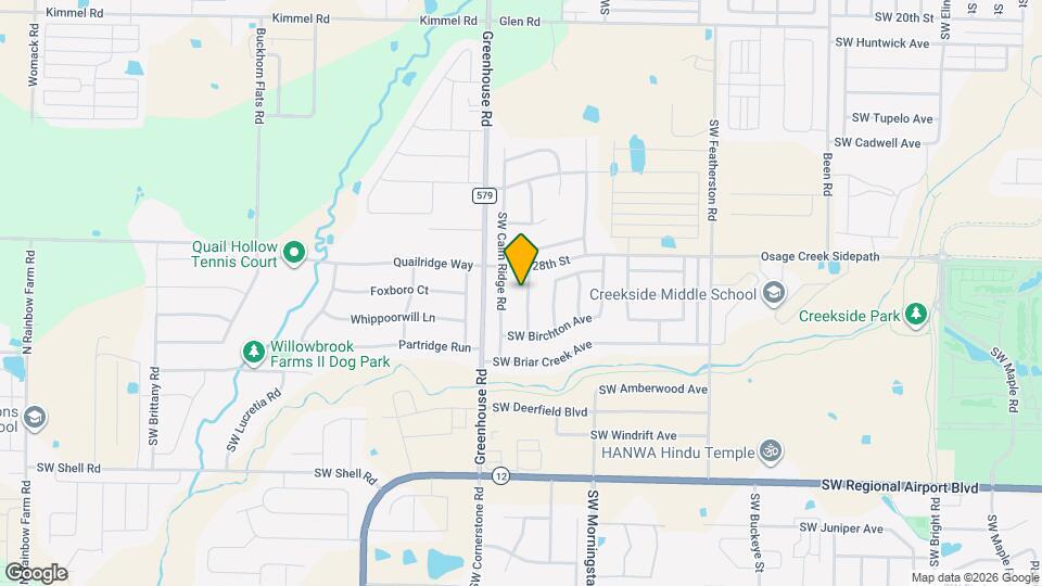 3006 SW Pine Valley Rd Mapa y Detalles de la Ubicación
