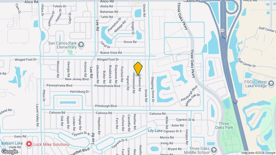 17440 Lebanon Rd Map and Location Details