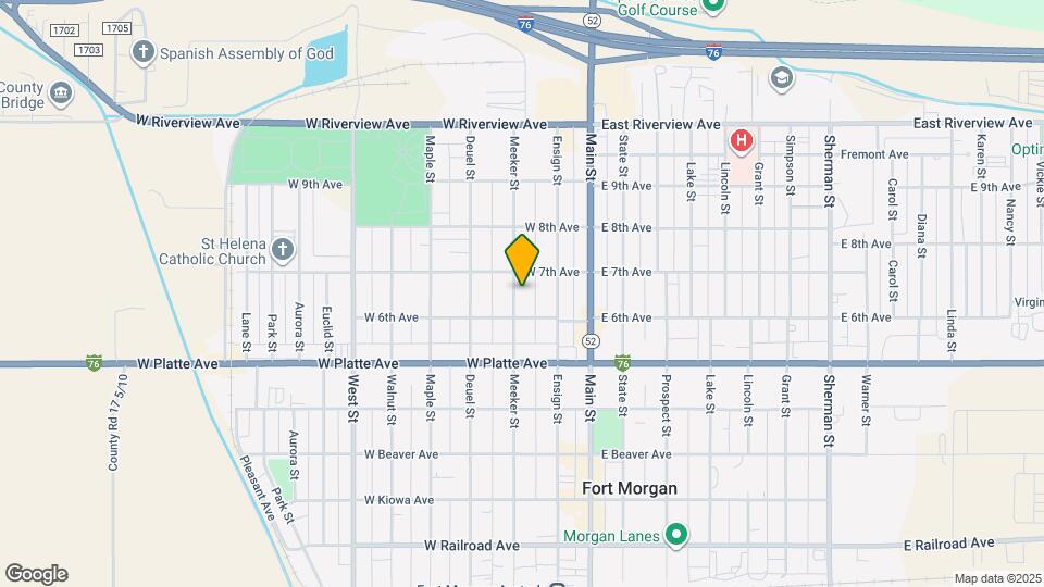 714 Meeker St Map and Location Details