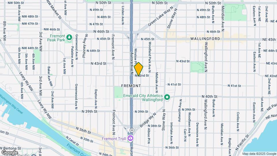 42nd Street Apartments Map and Location Details