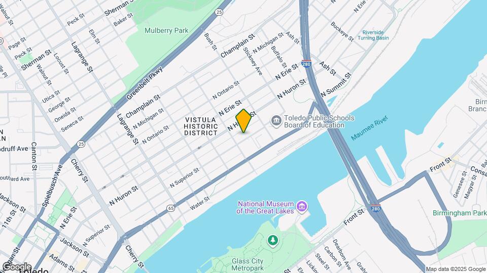 1419 N Superior St Map and Location Details