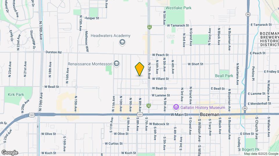 807 W Villard St Map and Location Details