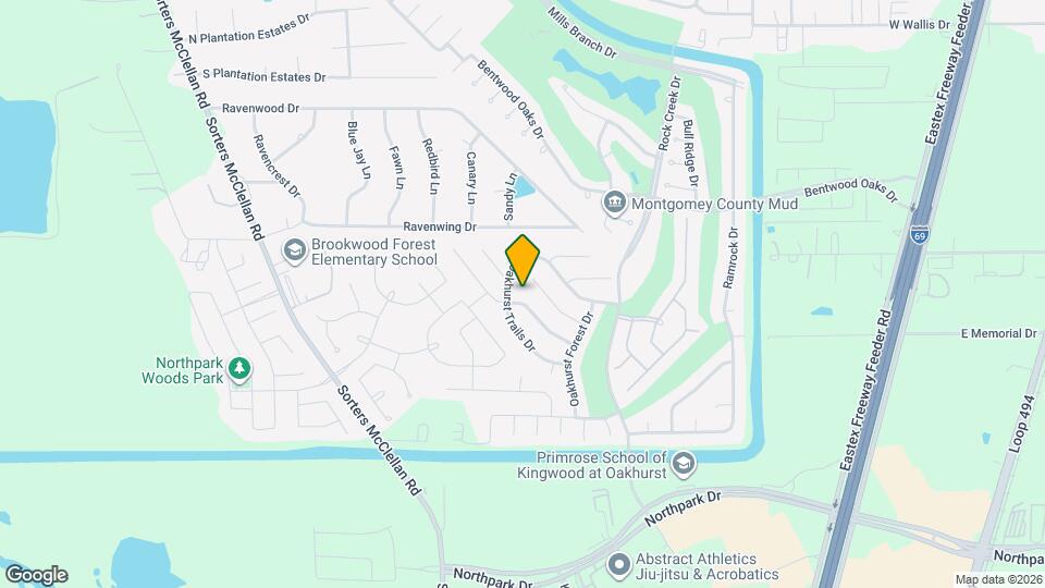 20743 Oakhurst Meadows Dr Map and Location Details